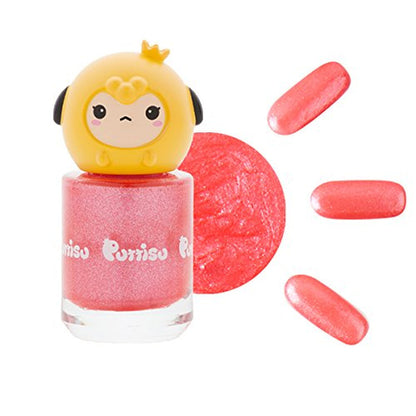 Bling Pang Pang Nail Polish High-Gloss Pearl Sticker Type Water-Based, Peelable, Non-Toxic (B01 Twinkle Pink)