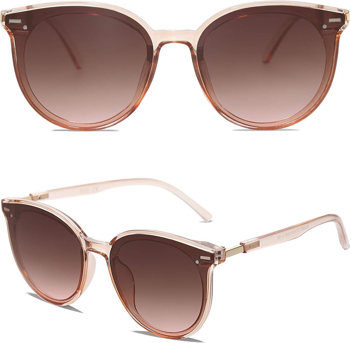 Sunglasses Womens Trendy 2025 Classic round Retro Vintage Shades Large Frame Sunnies SJ2067
