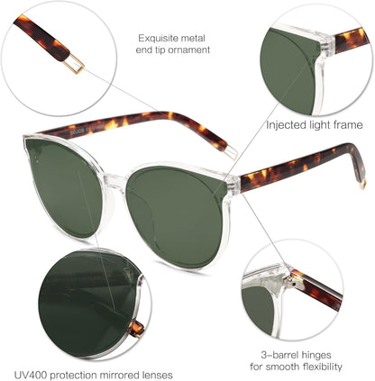Oversized round Sunglasses for Women and Men