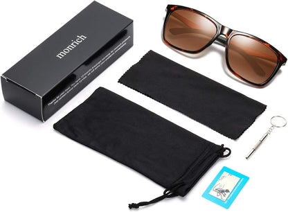 Polarized Sunglasses for Men Aluminum Mens Sunglasses Driving Rectangular Sun Glasses for Men/Women