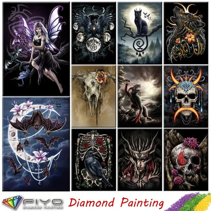 DIY 5D Diamond Painting Kits Full Drill Round Diamond Painting Kits for Adults Arts Crafts for Living Room Home Wall Decor
