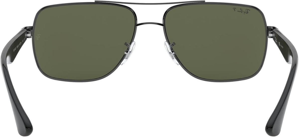 Men'S RB3483 Metal Square Sunglasses