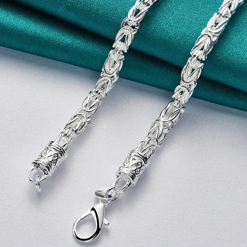 925 Sterling Silver Dragon Head Chain Necklace for Woman Wedding Party Engagement Jewelry Gift
