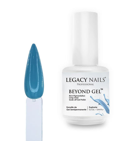 Professional Beyond Gel Soak-Off Nail Gel Polish Full Coverage Highly Pigmented Gel Nail Polish (BEYOND GEL - BEIGE 1/2 OZ)