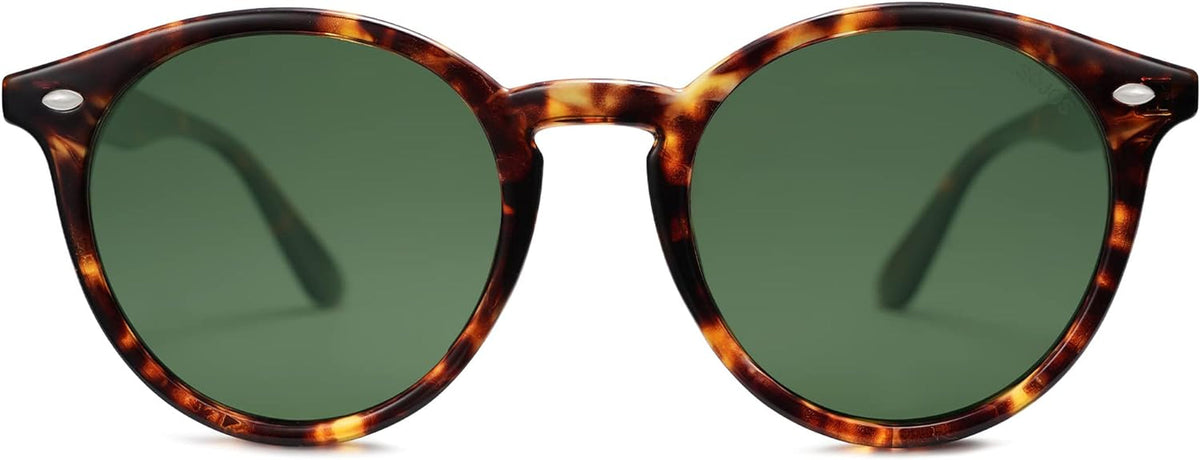 Retro Round Polarized Sunglasses for Women Men Classic Vintage Sunnies SJ2069
