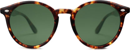 Retro Round Polarized Sunglasses for Women Men Classic Vintage Sunnies SJ2069