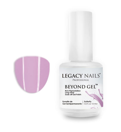 Professional Beyond Gel Soak-Off Nail Gel Polish Full Coverage Highly Pigmented Gel Nail Polish (BEYOND GEL - BEIGE 1/2 OZ)