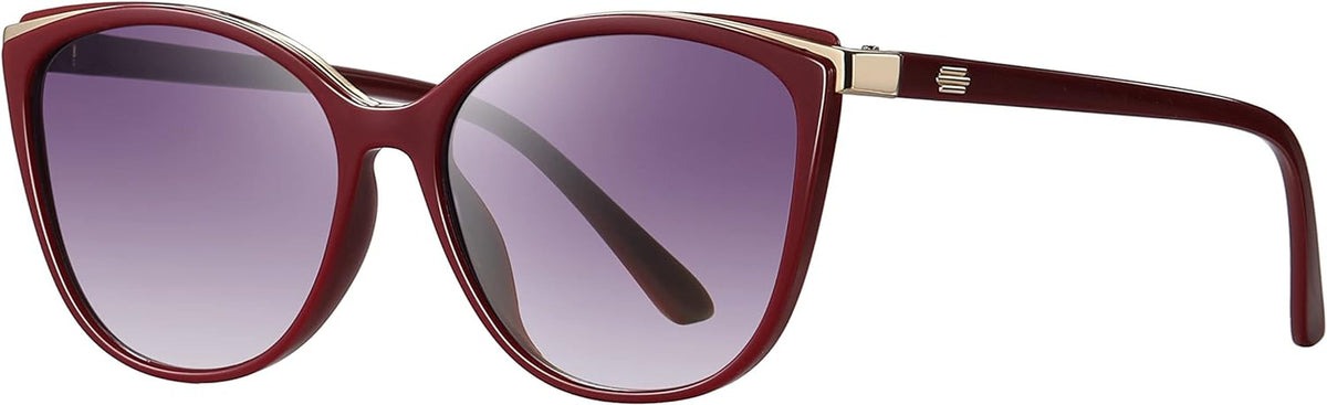 Trendy Cat Eye Sunglasses for Women Fashion Cateye UV400 Protection Glasses CL22017