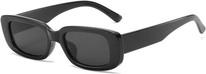 Rectangle Sunglasses for Women Men Trendy Retro Fashion Sunglasses UV 400 Protection Square Fram