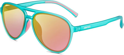 Polarized Aviator Sunglasses for Women Men Retro Trendy Sports Sunglasses for Outdoor UV400 Protection