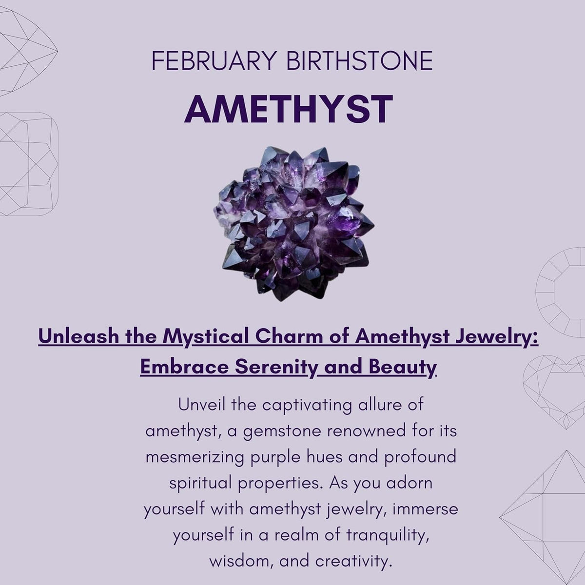 Amethyst Necklace for Women - Authentic 925 Sterling Silver Necklace 18K Gold Jewelry, Dainty Heart Necklace Earring Set for Teen Girls, February Birthstone Gift for Mothers Day