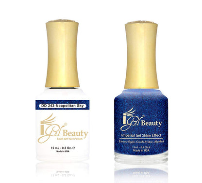 Igel - 100% Pure Gel Nail Polish - Dip & Dap Collection (DD242 - Black Pearl)