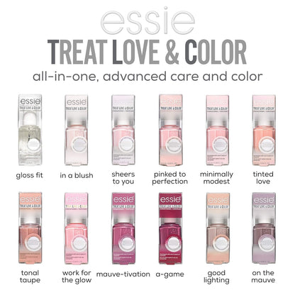 Treat Love & Color Nail Polish for Normal to Dry/Brittle Nails, Pep in Your Rep, 0.46 Fl. Oz.