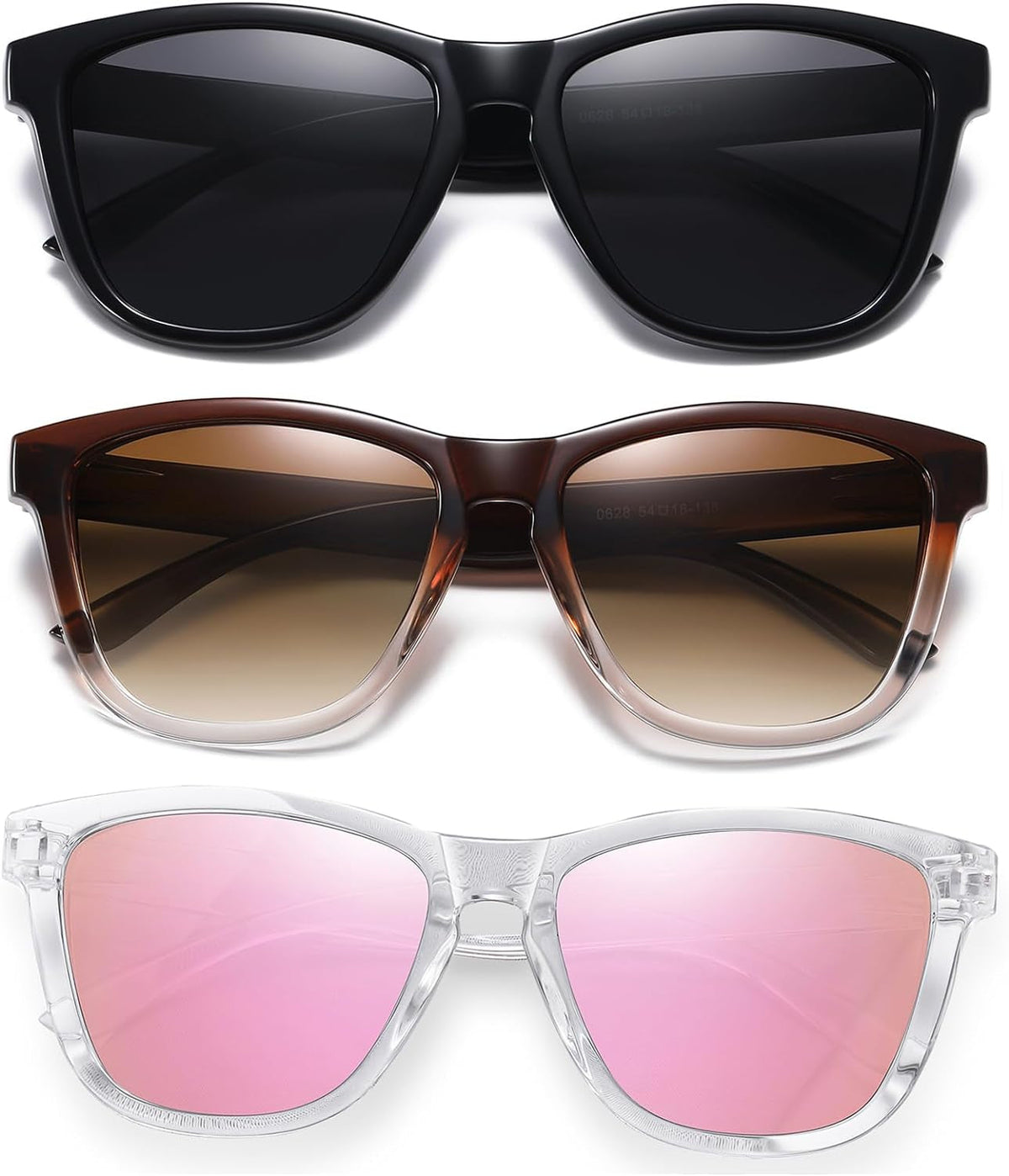 Sunglasses Womens Polarized Sunglasses for Women Trendy Designer Mirrored Sunglasses UV400 Protection Sun Glasses