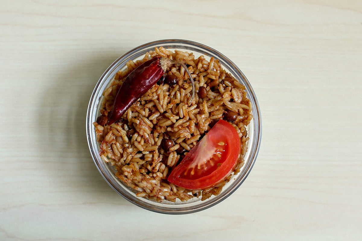 YOUR Ready to Eat Cowboy Rice, 6 Pouches of Rice W/Toor Peas, and Texas Spices, 8 Oz Each, Heat N Serve 60 Seconds, All Natural, Simple Ingredients, Product of USA, BPA Free