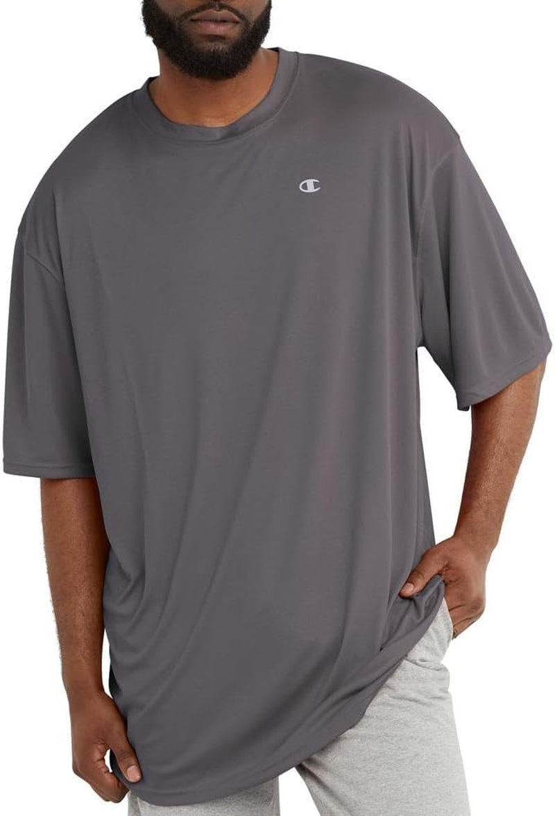 Men'S Tshirt, Sport Tee, Moisture Wicking, anti Odor, Athletic T-Shirt for Men Reg. or Big & Tall