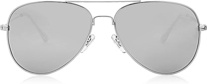 Classic Aviator Polarized Sunglasses for Men Women Vintage Retro Style
