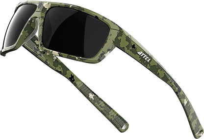 Polarized Wrap Sunglasses For Men - Fishing Sports Glasses UV Protection