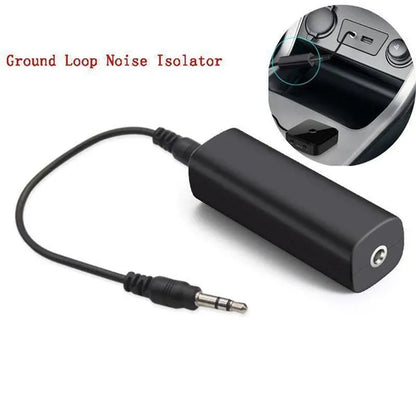 Ground Loop Noise Isolator for Car Audio/Home Stereo System with 3.5Mm Audio Cable (1PC)