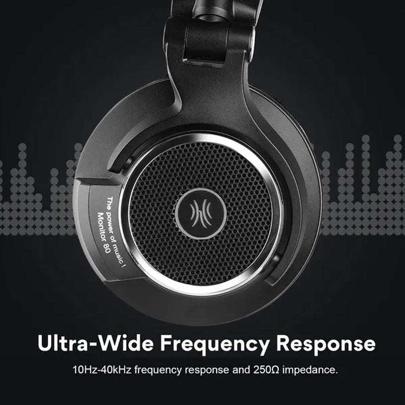 Oneodio Monitor 80 Open Back Headphones Wired Over Ear 250Ω Audiophile Headphones With Hi-Res Audio Professional Studio Headset