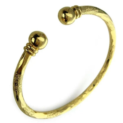 Yellow   Women Wedding Bangle Bracelet 54MM Charms Jewelry