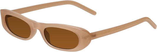 Elongated Narrow Cat Eye Sunglasses for Women MS52357