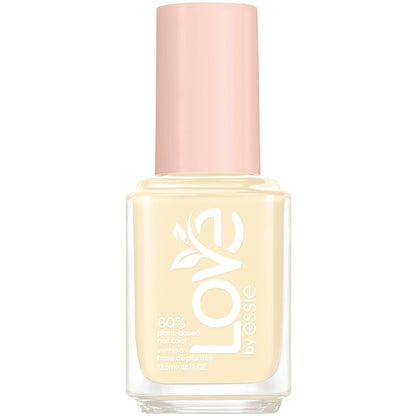 LOVE by  Nail Polish, 80% Plant-based, Salon-Quality, Vegan, White, Blessed Never Stressed, 0.46 Fl Oz