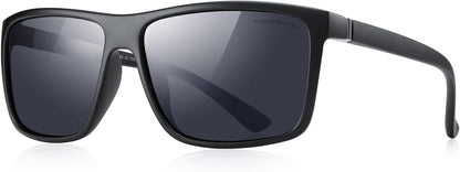 Rectangular Polarized Sports Sunglasses for Men Women Cycling Driving Fishing UV400 Protection S8225