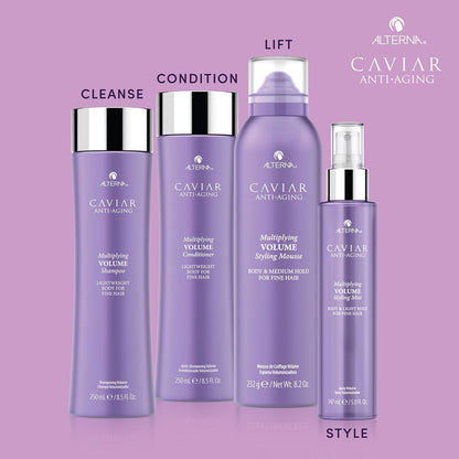 Haircare CAVIAR Anti-Aging Multiplying Volume Styling Mousse, 8.2 Fl Oz | for Fine, Thin Hair | Medium Hold | Create Instant Volume and Thickness | Sulfate Free