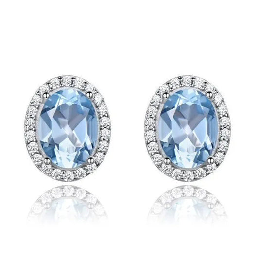 Majesty Diamonds MDS210249 Pear Green Nano Emerald Dangle & Drop Earrings in 0.925 White Sterling Silver