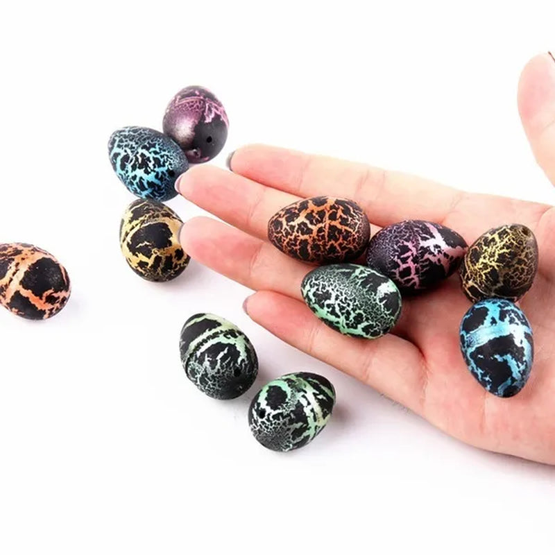 10pcs/5pcs/lot Magic Water Growing Egg Hatching Colorful Dinosaur Add Cracks Grow Eggs Cute Children Kids Toy For Boys