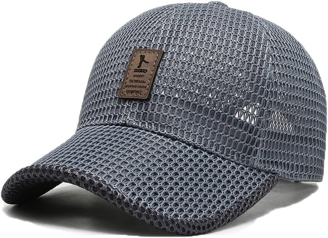 Summer Mesh Baseball Cap for Men Women Trucker Mesh Hat Baseball Hats Outdoor Sports Running Hat