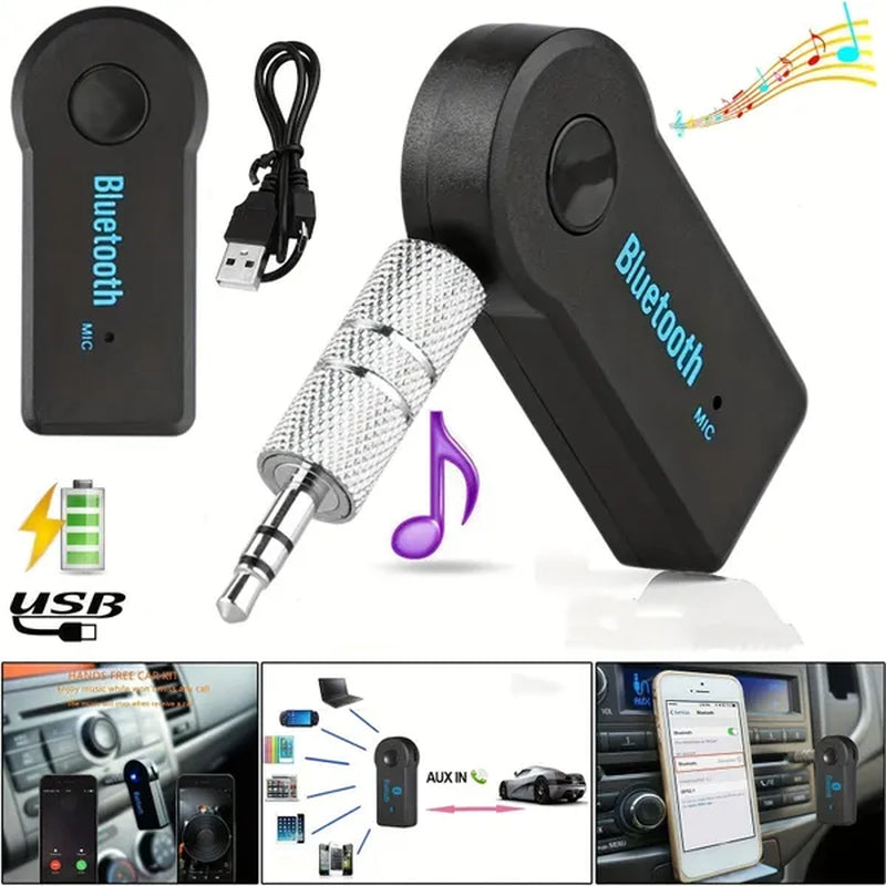 Wireless Bluetooth 5.0 Receiver Transmitter Adapter 3 in 1 USB Adapter Audio Receiver Bluetooth Car Charger Car Aux for E91 E92