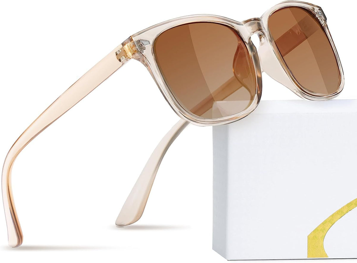 Polarized Sunglasses for Women and Men Classic Trendy Sun Glasses with 100% UV Protection