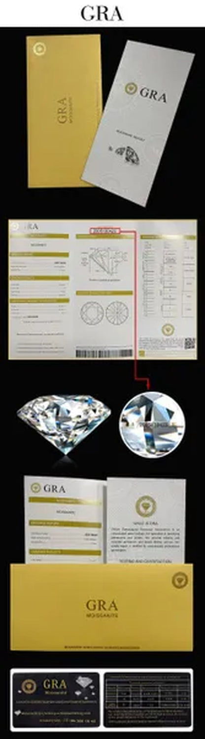 HOLYCOME Natural Diamonds DEFIJ Color Round Shape VVS1 Excellent Clarity Natual Diamonds With GRA Certificate Report and 2.0 CaratRetail Price $9999