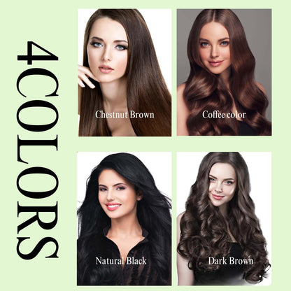 Bubble Plant Hair Dye,New Botanical Bubble Hair Dye Hair Dye Shampoo for Women Men 20Ml 10Packs/Box(Coffee Color)