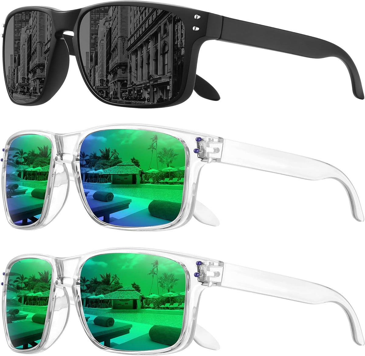 Polarized Sunglasses for Men Women Sports Driving Fishing Glasses UV400 Protection