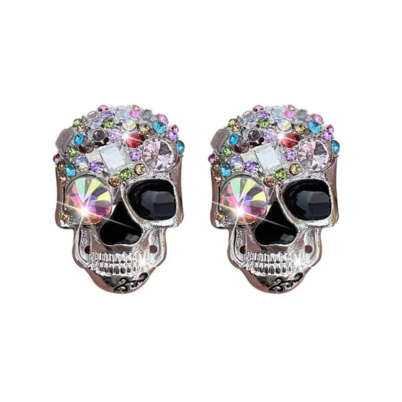 1 Pc Crystal Skull Car Air Fresheners Vent Clips Car Diffuser Vent Clip Rhinestone Car Decoration Cute Car Interior Decor Bling Car Accessories