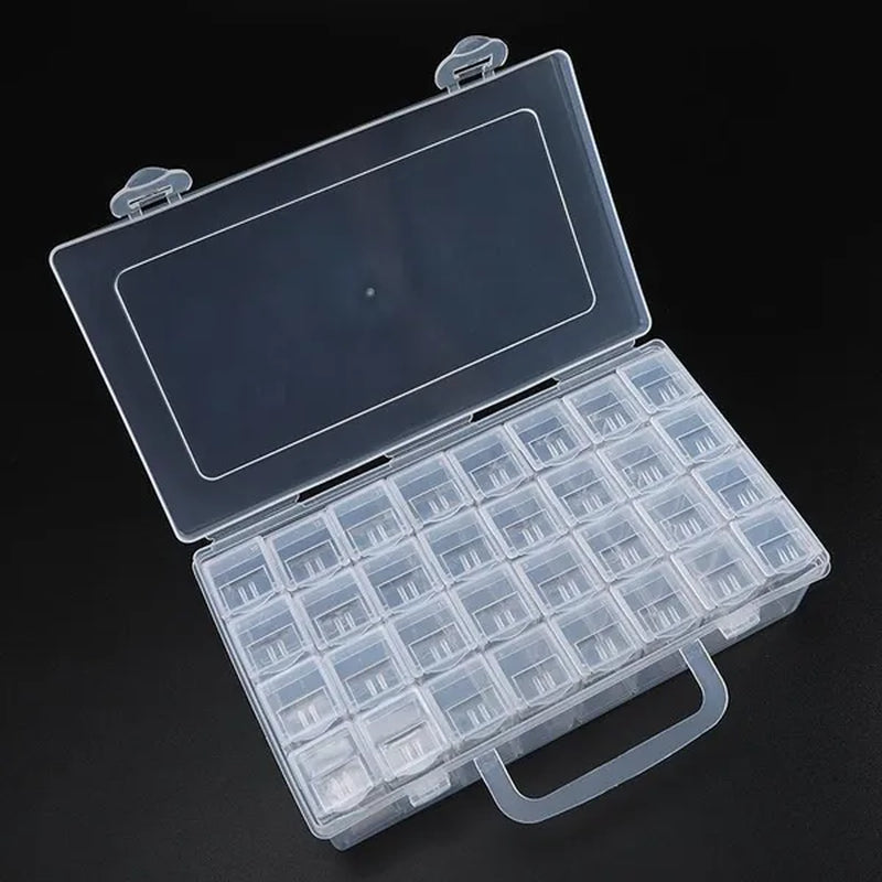56/48/40/32/12 Diamond Painting Tools Accessories Beads Container Rhinestone Diamond Embroidery Stone Storage Convenience Box