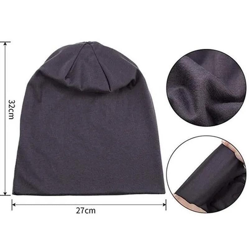 Antumn Beanie Hat Hip Hop Baggy Skullies Cap Plain Slouchy Beanies for Men Women Winter Warm Hats