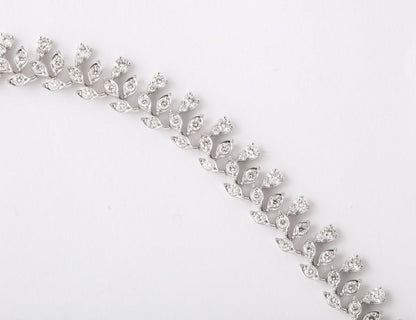 Diamond Scene 18k White Gold 17.53 Carat Diamond Choker Necklace