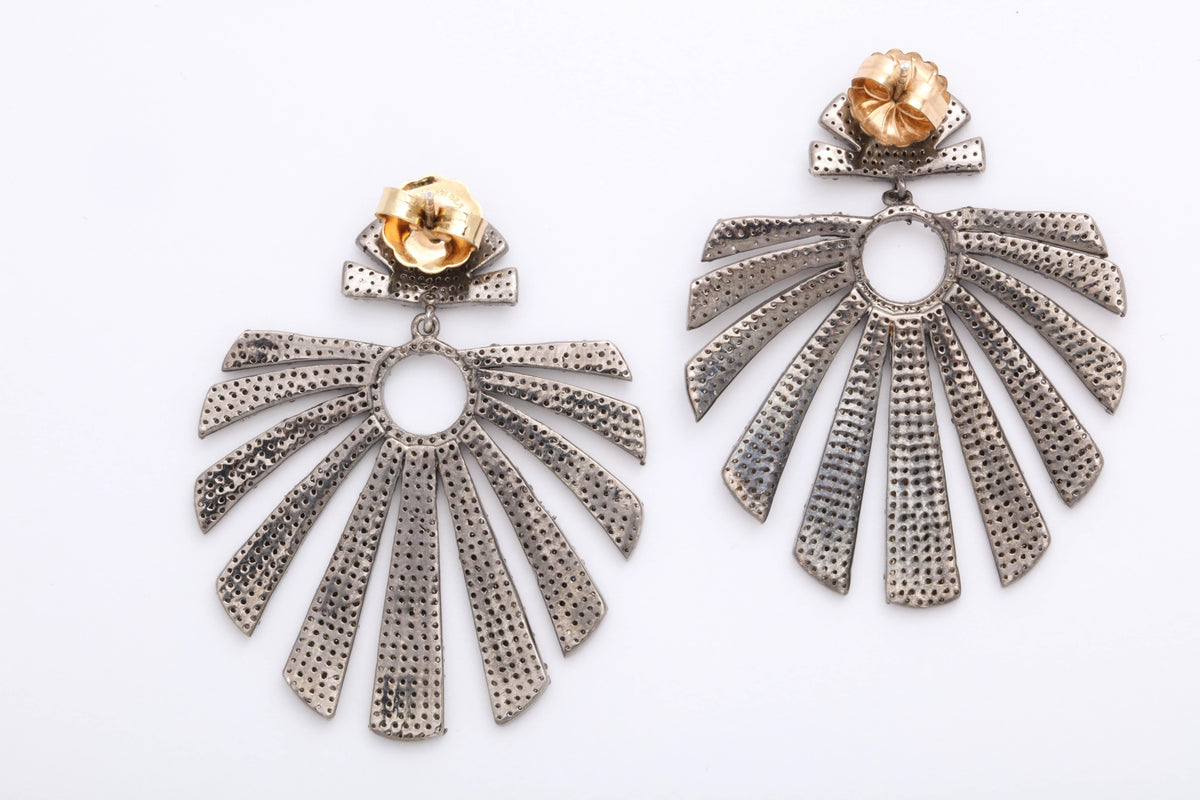 Diamond Scene New York 5.58 Carat Diamond Fashion Dangle Earrings