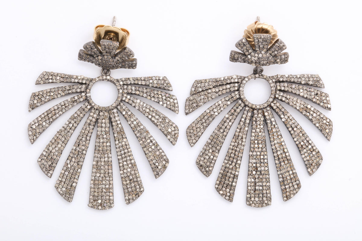 Diamond Scene New York 5.58 Carat Diamond Fashion Dangle Earrings
