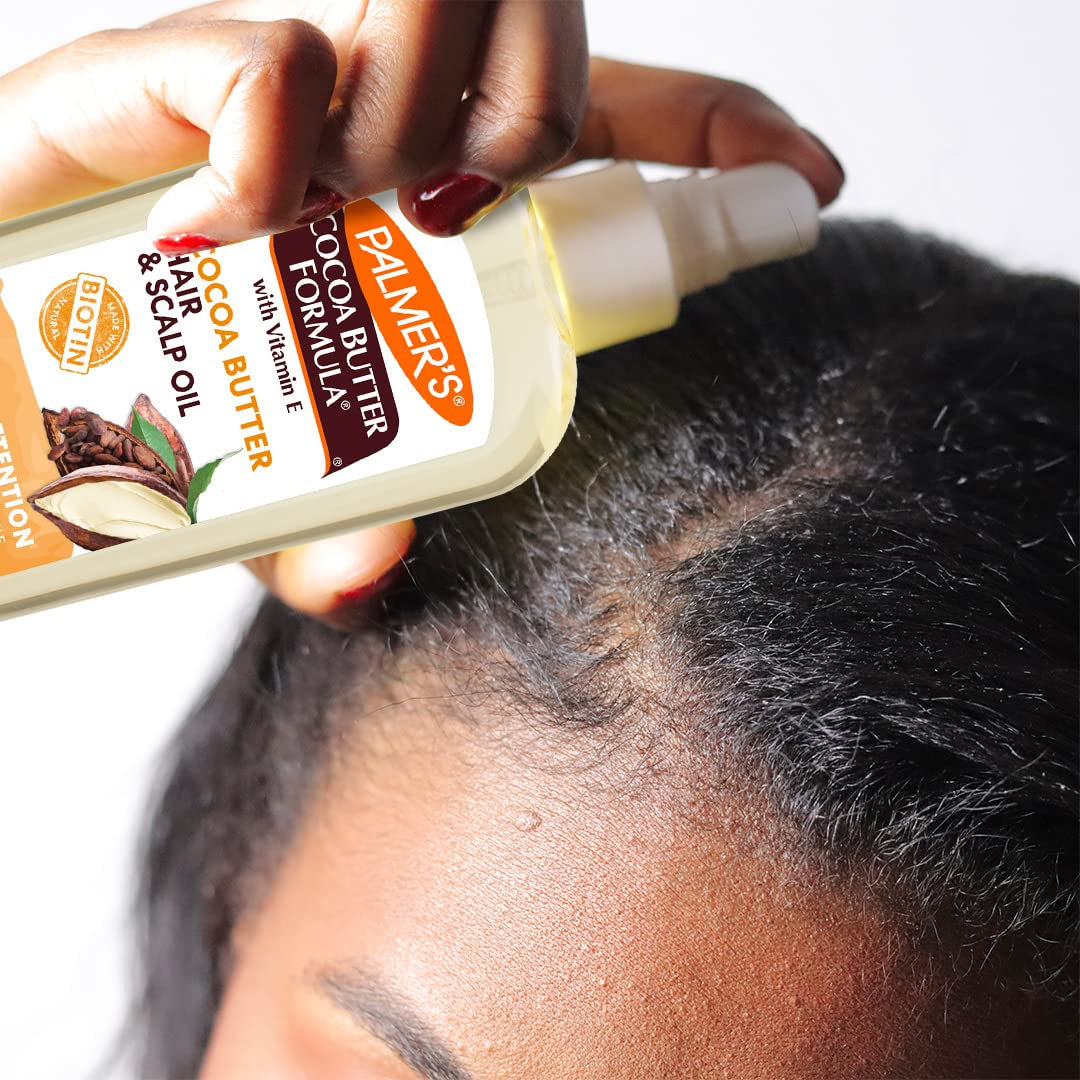 Cocoa Butter & Biotin Length Retention Hair and Scalp Oil, 5.1 Ounce