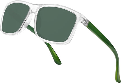 Men's Sports Polarized Sunglasses Square Frame Glasses NP1007