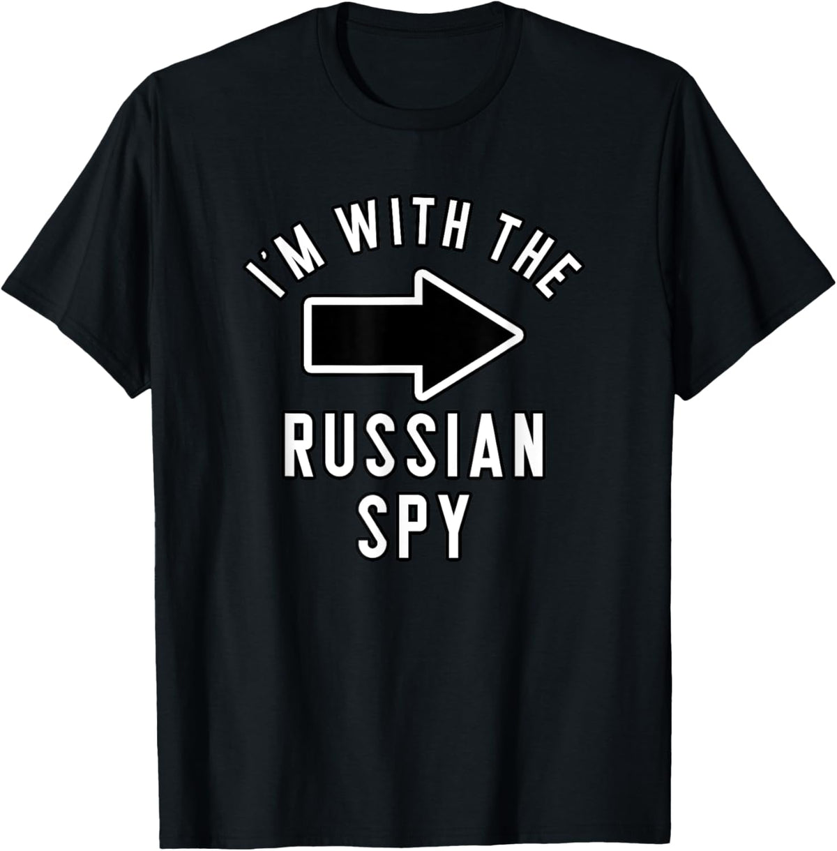 Couples Halloween Costume Shirts I'M with the Russian Spy T-Shirt