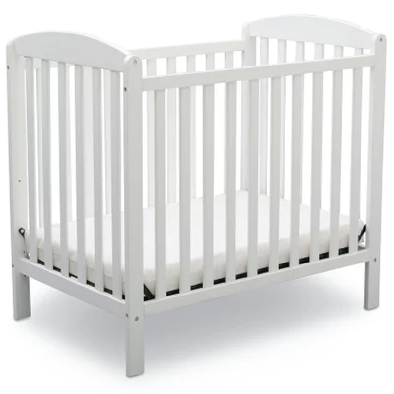 Delta Children Mini Crib with Mattress, Choose Color