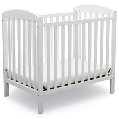 Delta Children Mini Crib with Mattress, Choose Color