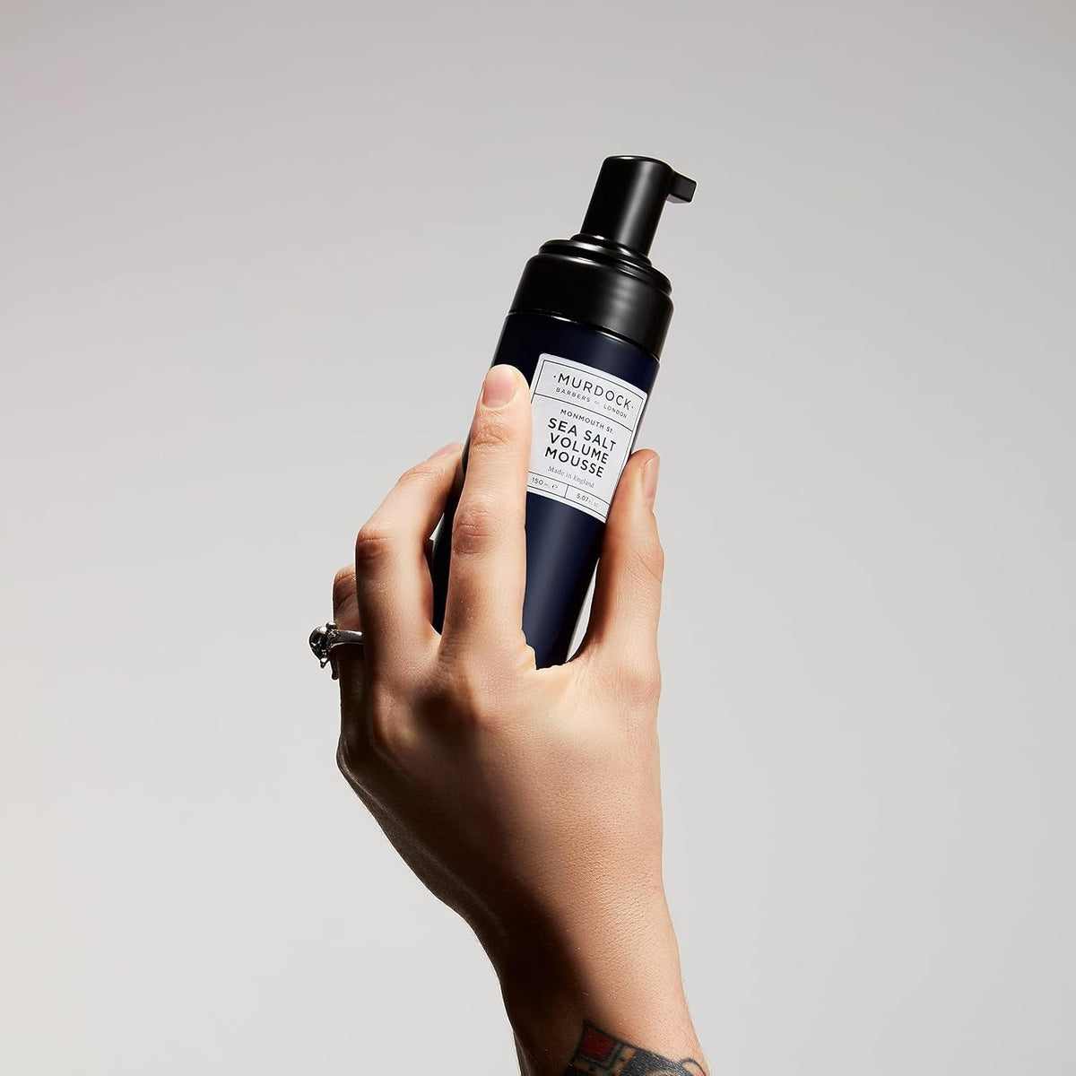 Sea Salt Volume Mousse | Thickening Matte Provides Volume and Hold | Vegan | Made in England | 5.07 Oz