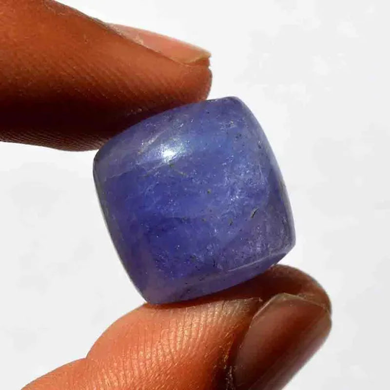 31 Carat Natural Tanzanite Gemstone Loose Cabochon, Healing Crystal, Square Shape, Craft Supplies G22544